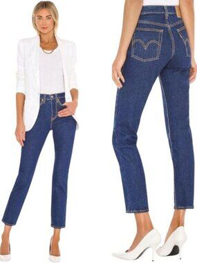 LEVI'S Premium Wedgie Icon Fit Denim Jean Sz 27 Life's Work